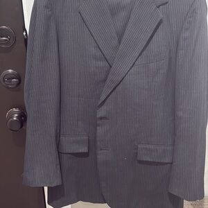 Classic Pinstripe Men's Blazer